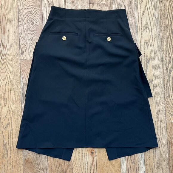 Acne Studios- Pine Patch Skirt in Black- NWOT- 36/6 - Picture 10 of 10
